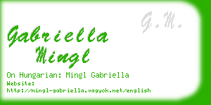 gabriella mingl business card